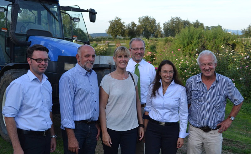 Mit Yasmin Fahimi und dem BLHV auf dem Hardthof